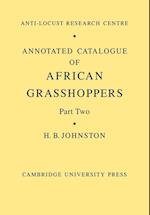 Annotated Catalogue of African Grasshoppers 