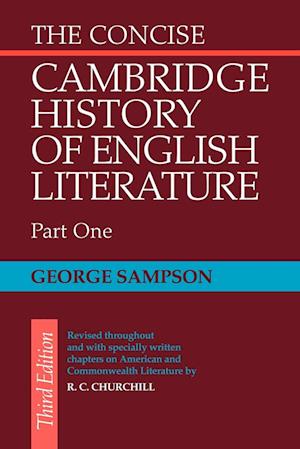 Concise Cambridge History of English Literature