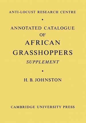 Annotated Catalogue of African Grasshoppers