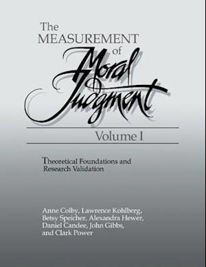 The Measurement of Moral Judgment 2 Volume Set