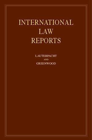 International Law Reports: Volume 140