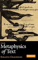 The Metaphysics of Text