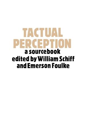 Tactual Perception