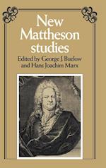 New Mattheson Studies