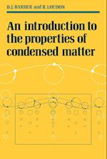 An Introduction to the Properties of Condensed Matter
