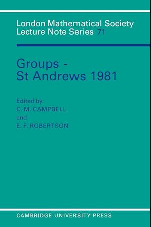 Groups - St Andrews 1981