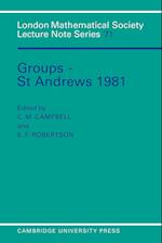 Groups - St Andrews 1981