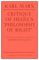 Critique of Hegel's 'Philosophy of Right'