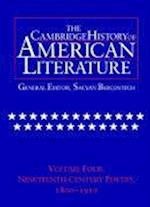 The Cambridge History of American Literature: Volume 4, Nineteenth-Century Poetry 1800–1910