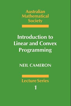 Introduction to Linear and Convex Programming