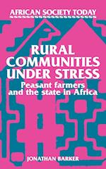 Rural Communities Under Stress