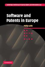 Software and Patents in Europe