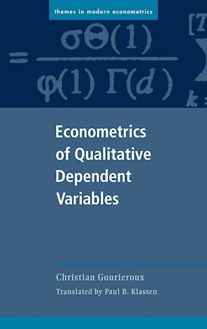 Econometrics of Qualitative Dependent Variables