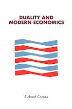 Duality and Modern Economics