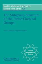 The Subgroup Structure of the Finite Classical Groups