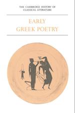 The Cambridge History of Classical Literature: Volume 1, Greek Literature, Part 1, Early Greek Poetry