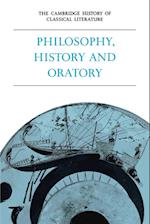 The Cambridge History of Classical Literature: Volume 1, Greek Literature, Part 3, Philosophy, History and Oratory
