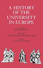A History of the University in Europe: Volume 1, Universities in the Middle Ages