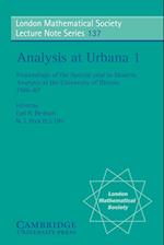 Analysis at Urbana: Volume 1, Analysis in Function Spaces