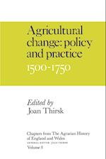 Chapters from The Agrarian History of England and Wales: Volume 3, Agricultural Change: Policy and Practice, 1500–1750