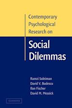 Contemporary Psychological Research on Social Dilemmas