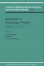 Advances in Homotopy Theory