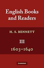 English Books and Readers 1603-1640