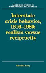 Interstate Crisis Behavior, 1816–1980