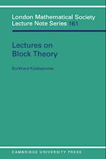 Lectures on Block Theory