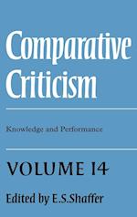 Comparative Criticism: Volume 14, Knowledge and Performance