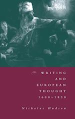 Writing and European Thought 1600–1830