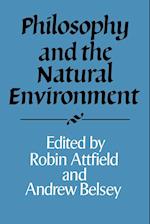Philosophy and the Natural Environment