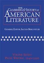 The Cambridge History of American Literature: Volume 7, Prose Writing, 1940–1990