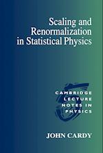 Scaling and Renormalization in Statistical Physics