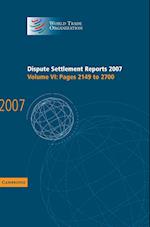 Dispute Settlement Reports 2007: Volume 6, Pages 2149-2700