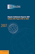 Dispute Settlement Reports 2007: Volume 8, Pages 3103-3520