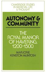 Autonomy and Community