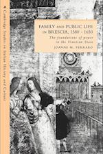 Family and Public Life in Brescia, 1580-1650