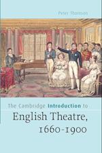 The Cambridge Introduction to English Theatre, 1660-1900