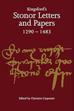 Kingsford's Stonor Letters and Papers 1290-1483
