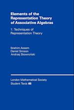 Elements of the Representation Theory of Associative Algebras: Volume 1