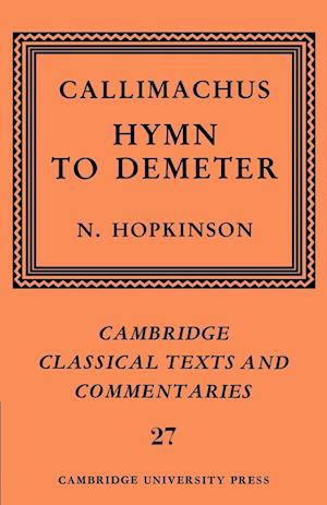 Callimachus: Hymn to Demeter