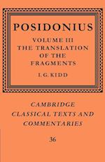 Posidonius: Volume 3, The Translation of the Fragments