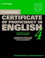 Cambridge Certificate of Proficiency in English 4 Student's Book with Answers