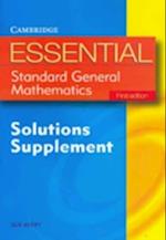 Essential Standard General Maths First Edition Solution Supplement