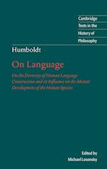 Humboldt: 'On Language'