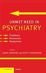 Unmet Need in Psychiatry