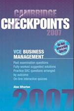 Cambridge Checkpoints VCE Business Management 2007