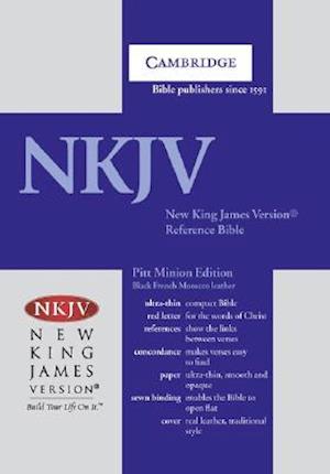 NKJV Pitt Minion Reference Bible, Black Goatskin Leather, Red-letter Text, NK446:XR