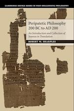 Peripatetic Philosophy, 200 BC to AD 200